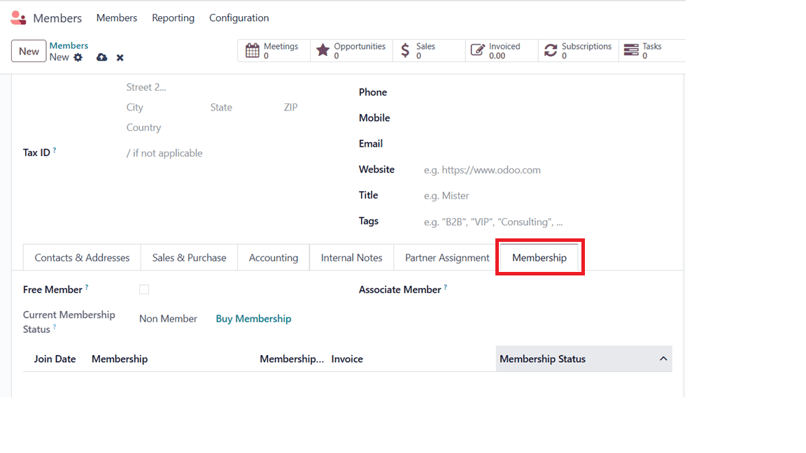 Overview of the Odoo 18 Members Module-cybrosys